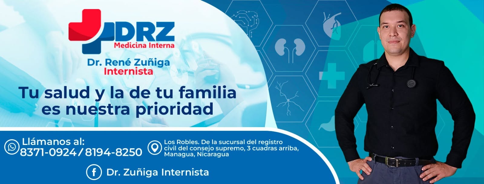 Dr. René Zuniga-Médico internistas en Managua, Nicaragua