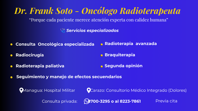 Dr. Frank Soto H Oncólogo Radioterapeuta